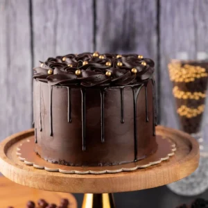 Dark Chocolate Truffle Cake