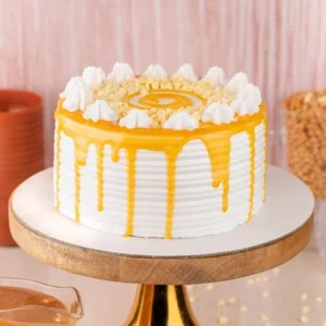 Caramel White Chocochips Cake