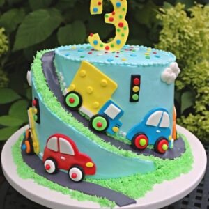 Cool Car Theme Cake