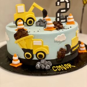 JCB Construction Cake Product description