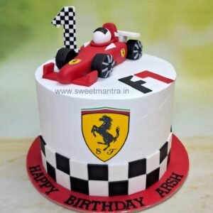 Racing F1 Car Cake