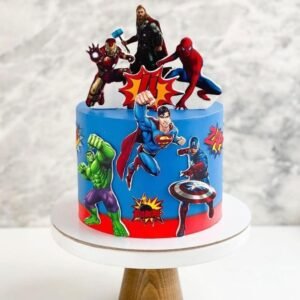 SuperHeroes Theme Cake