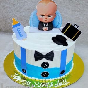 Simple Boss Baby Cake
