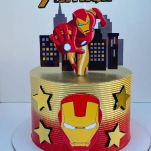 IronMan Photo Cake