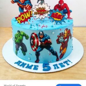 SuperHeroes Photocake