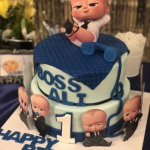 Boss Baby Semi Fondant Cake