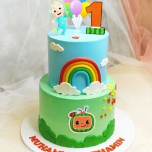 Cocomelon 2 Tier Cake