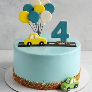 Kids Special Car Theme Cake