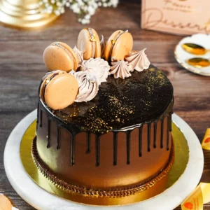 Chocolate Macaron Cake