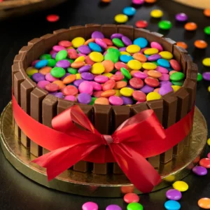 Kitkat and Gems cake