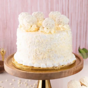 White Chocolate Coconut Cake
