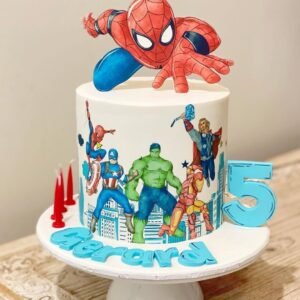 SuperHeroes Kids Cake