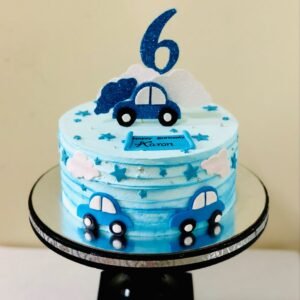 Car N Glitter Cake