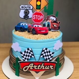 Car Theme  Cake