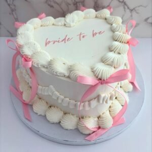 Vintage Bride To Be Cake