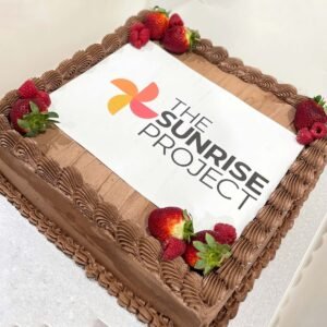 Corporate Logo & Celebration Cake